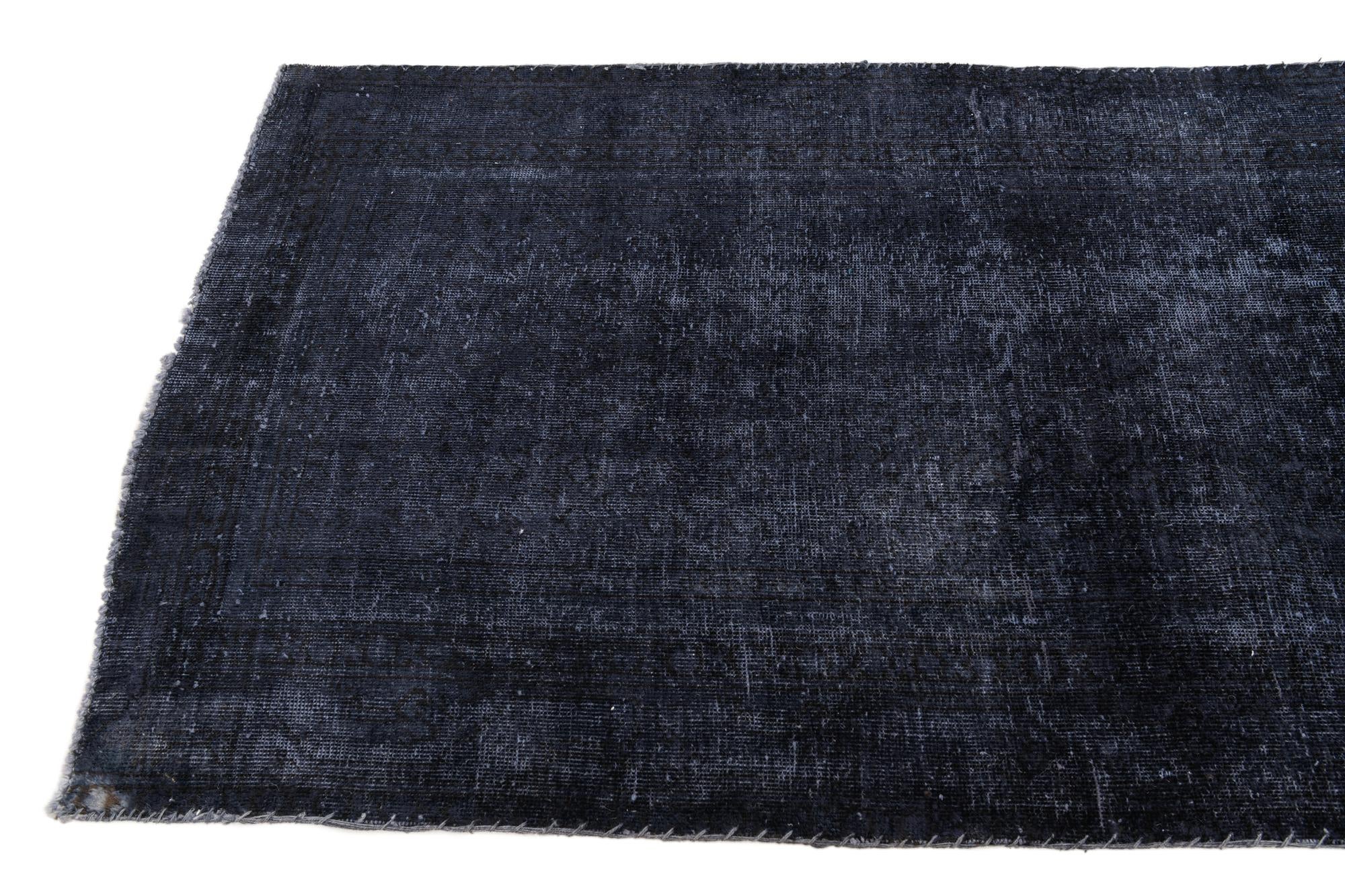 3' 3 x 9' 5 Hand Knotted Ultra Vintage Persian Wool Runner Rug