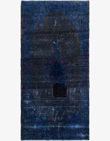 5' x 10' 5 Hand Knotted Ultra Vintage Persian Wool Runner Rug