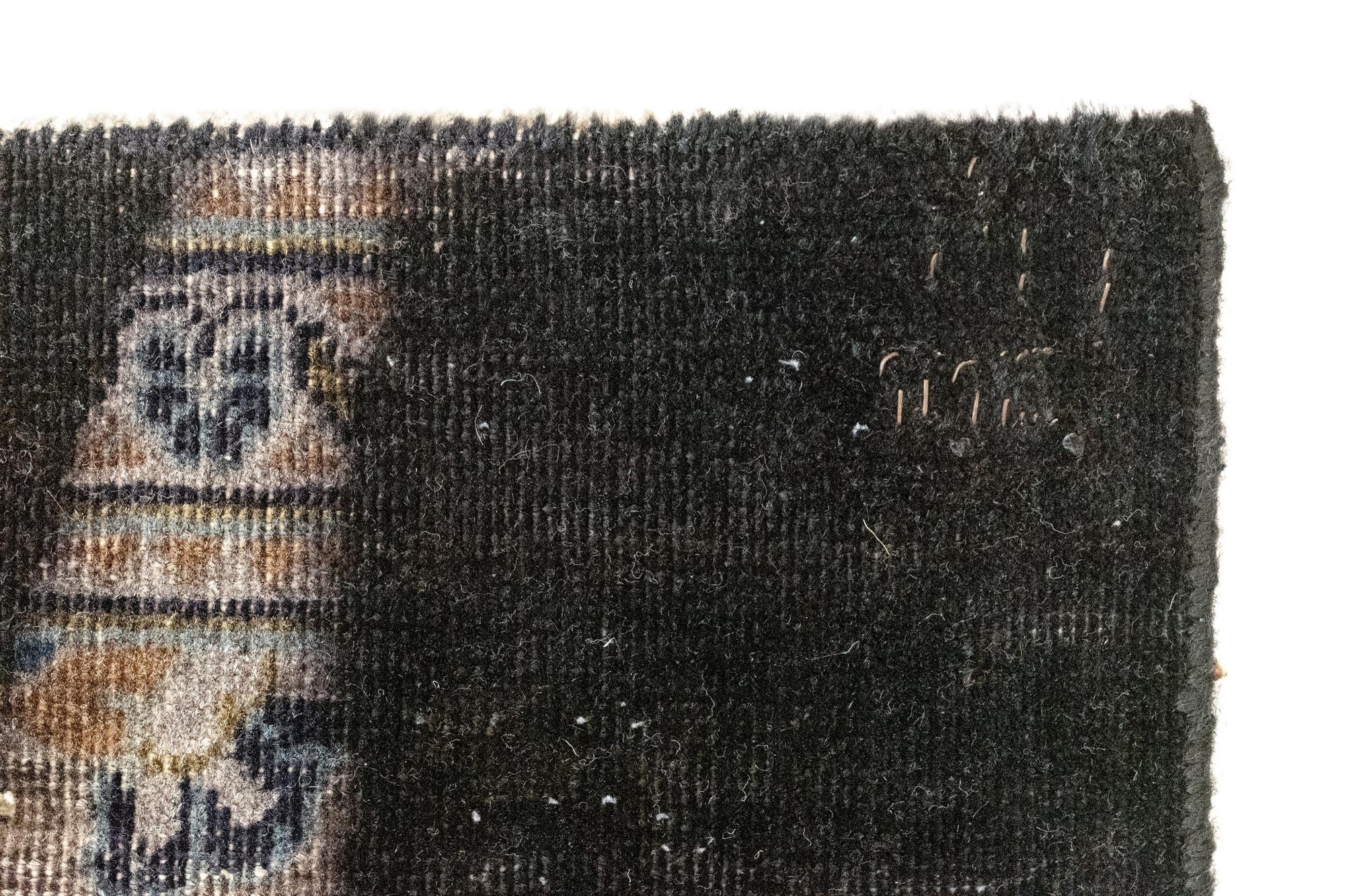 6' 5 x 10' 7 Vintage Royal Wool Runner Rug
