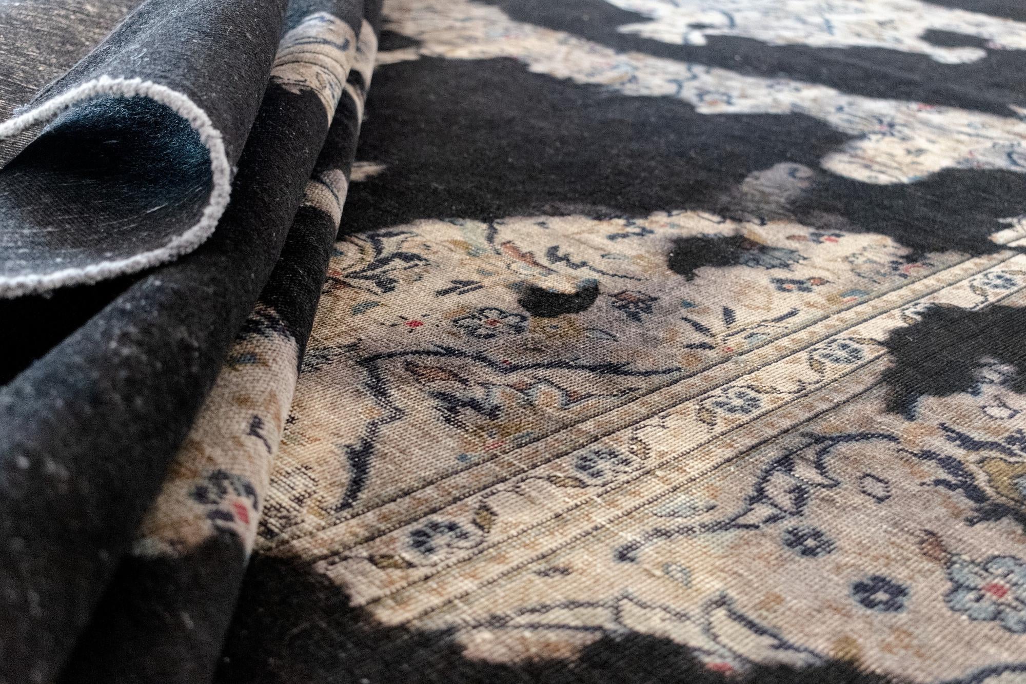 6' 5 x 10' 7 Vintage Royal Wool Runner Rug