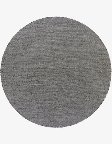 Black Sky Easy-Clean Jill Zarin Palm Springs Indoor / Outdoor Round Rug