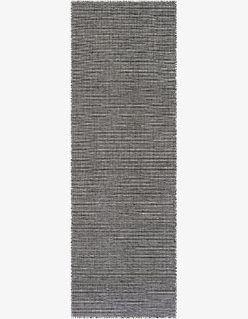 Black Sky Easy-Clean Jill Zarin Palm Springs Indoor / Outdoor Runner Rug