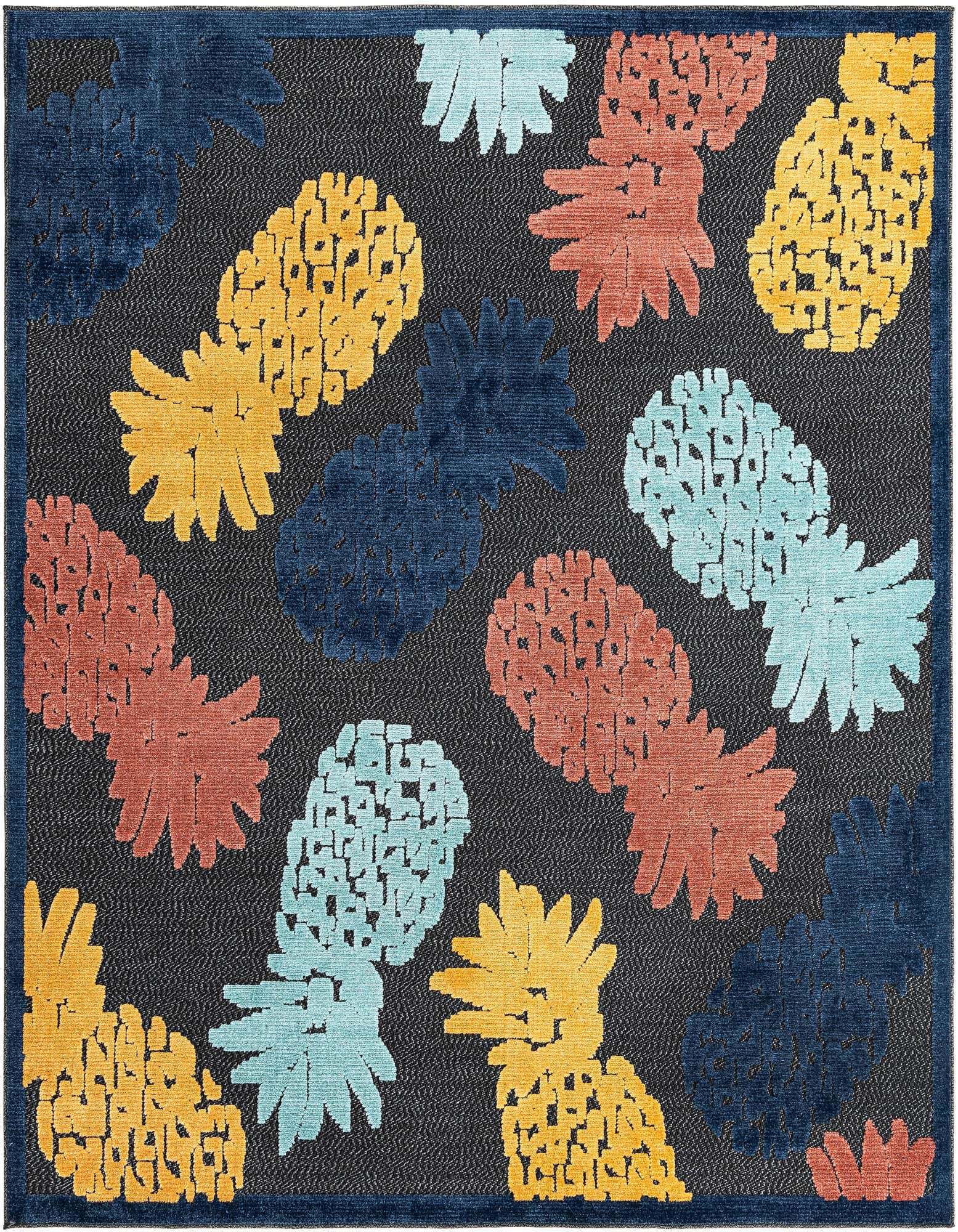 7' 10 x 7' 10 Easy-Clean Belize Indoor / Outdoor Square Rug