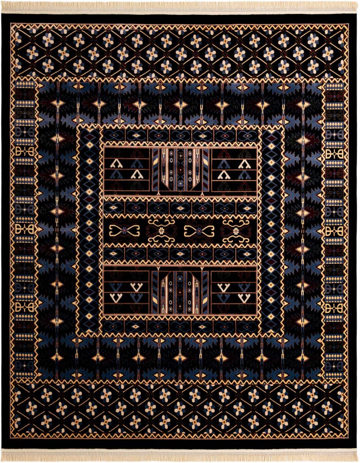 Detail image of 10' x 10' Bokhara Square Rug