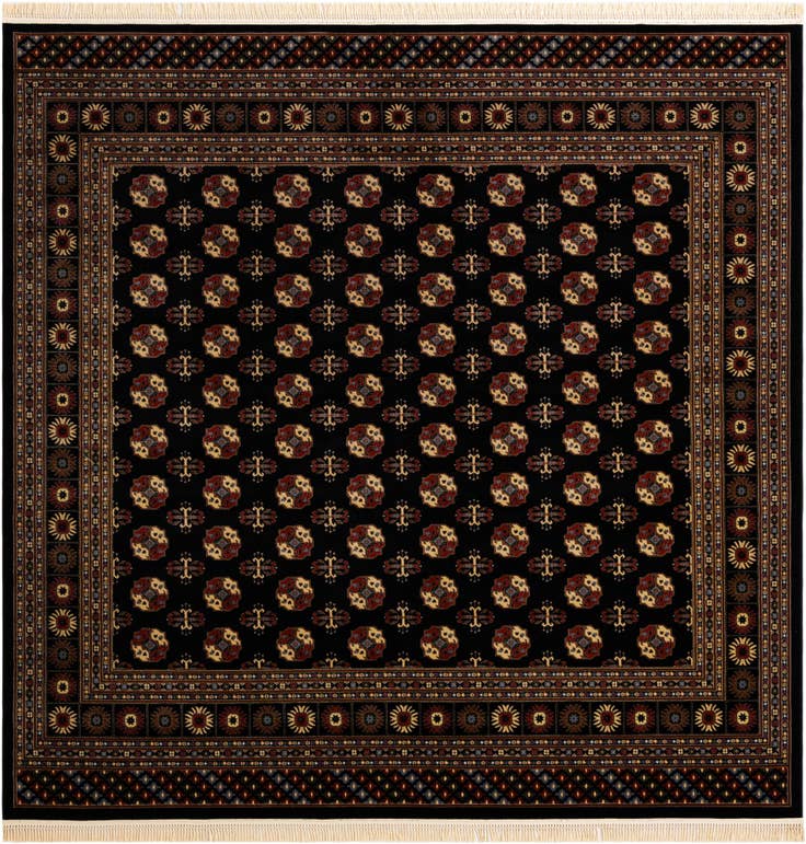 Detail image of 10' x 10' Bokhara Square Rug