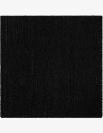 5' 3 x 5' 3 Handmade Braided Jute Square Rug