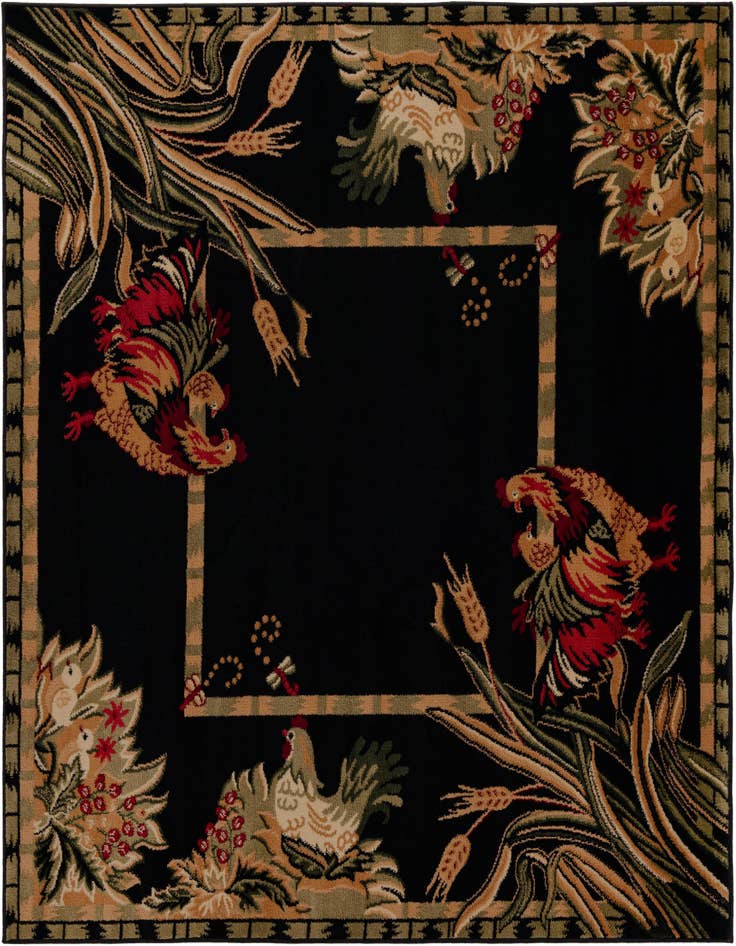 Detail image of 6' x 6' Country Square Rug