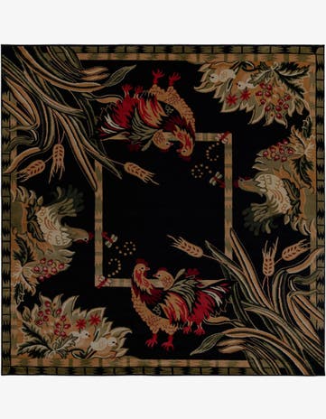 7' 10 x 7' 10 Country Square Rug