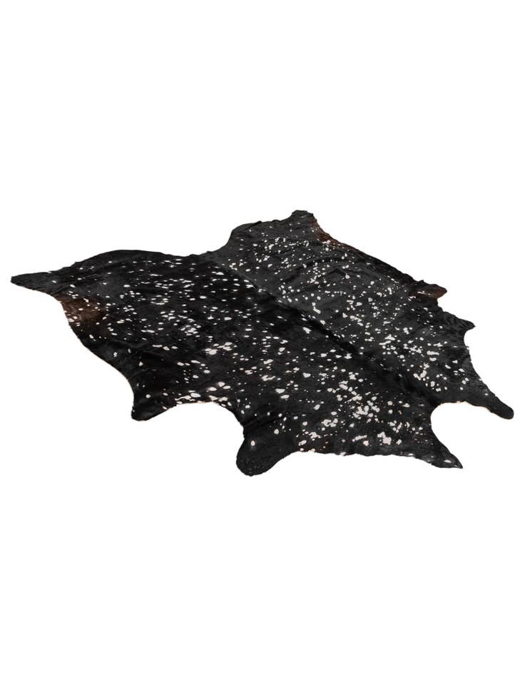 Detail image of 6' 8 x 6' 8 Cowhide Leather Square Rug