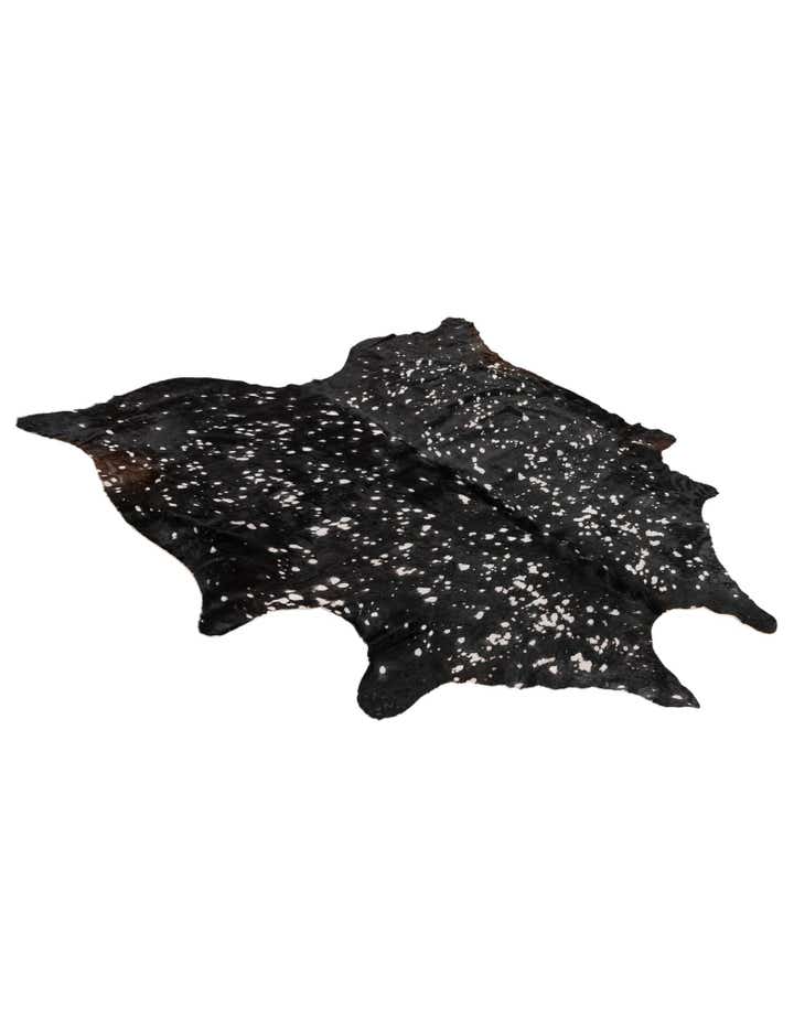 6' 8 x 6' 8 Cowhide Leather Square Rug