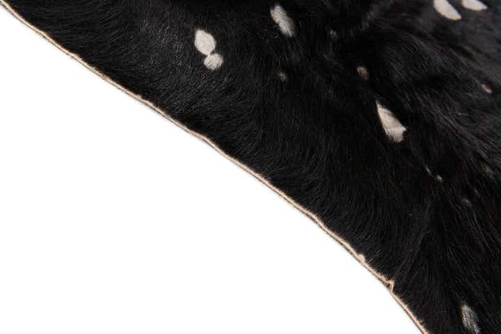 6' 8 x 6' 8 Cowhide Leather Square Rug
