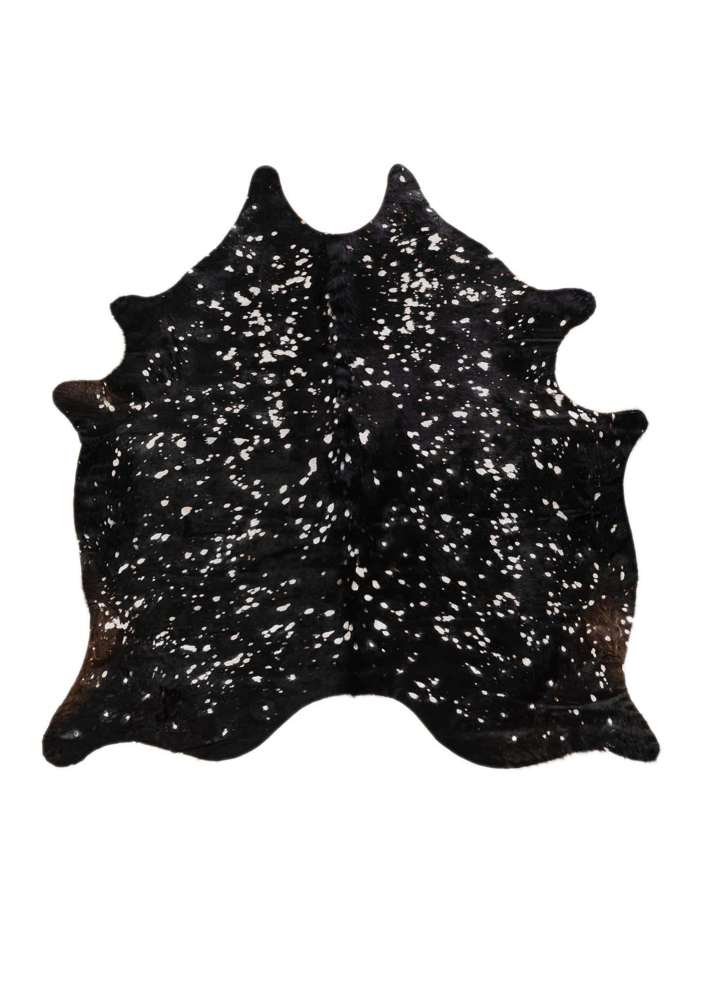 6' 8 x 6' 8 Cowhide Leather Square Rug