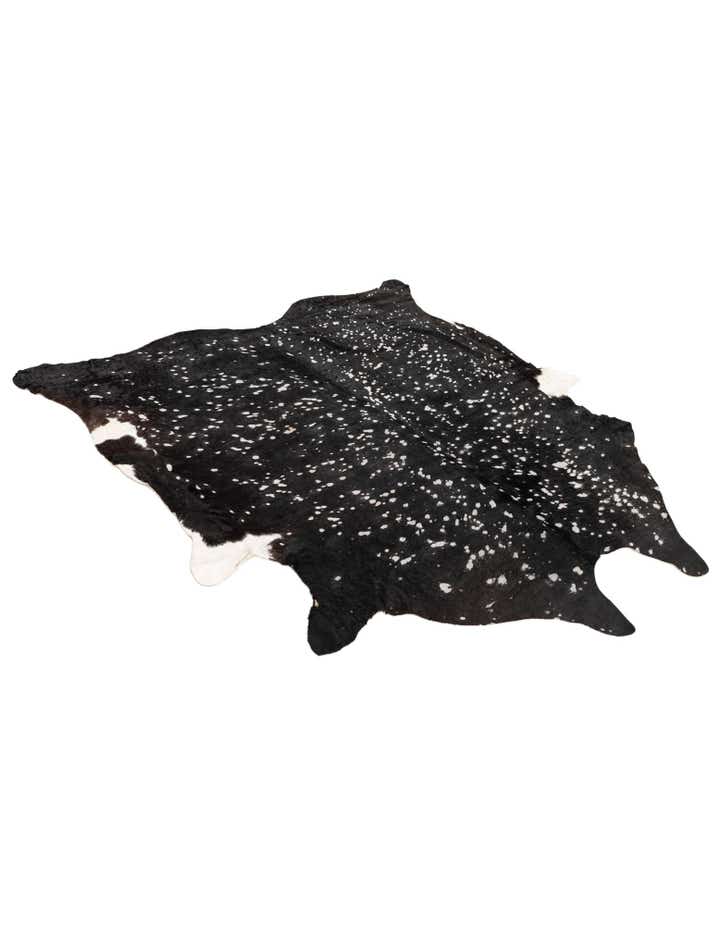 6' 3 x 6' 8 Cowhide Leather Square Rug