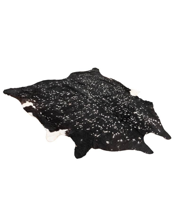 Detail image of 6' 3 x 6' 8 Cowhide Leather Square Rug
