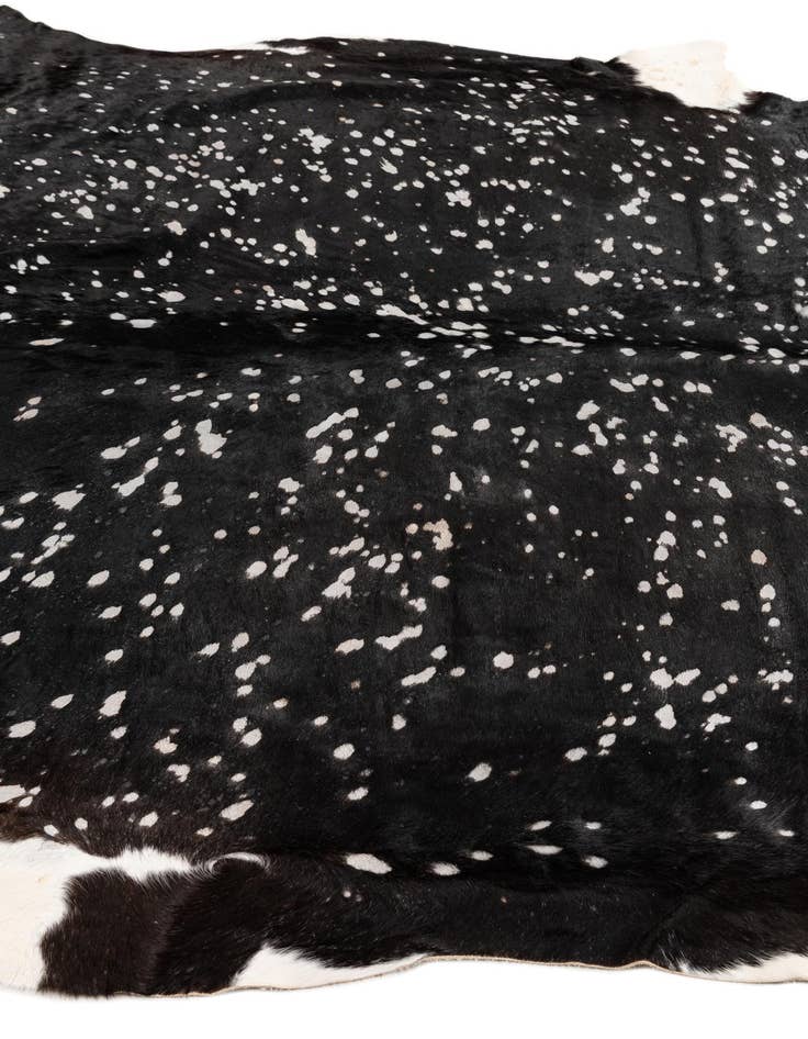 Detail image of 6' 3 x 6' 8 Cowhide Leather Square Rug