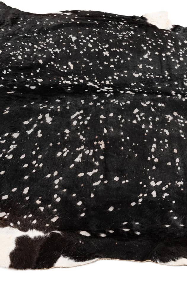 Detail image of 6' 3 x 6' 8 Cowhide Leather Square Rug