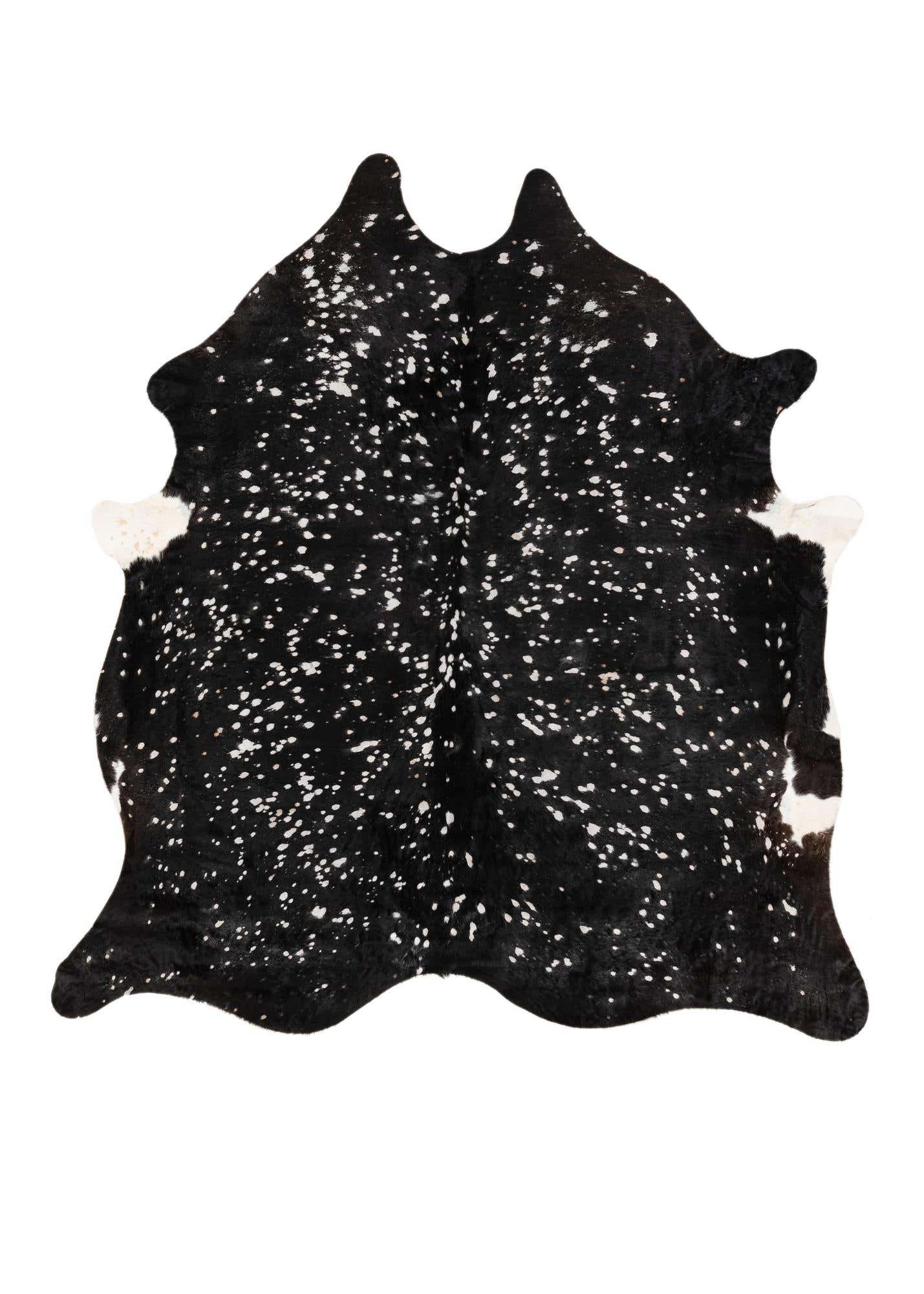 6' 3 x 6' 8 Cowhide Leather Square Rug