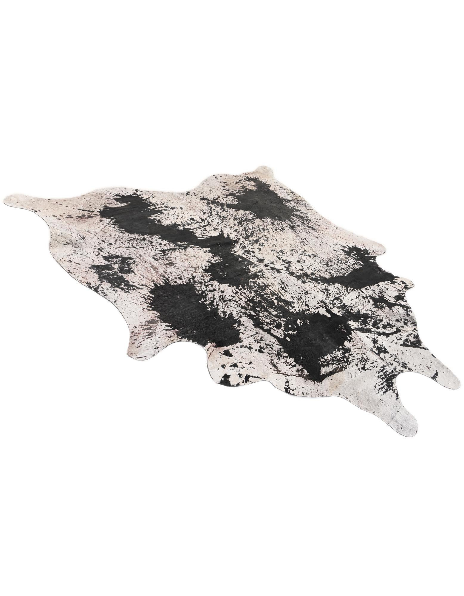 6' 10 x 7' 3 Cowhide Leather Square Rug