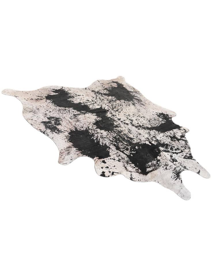 Detail image of 6' 10 x 7' 3 Cowhide Leather Square Rug