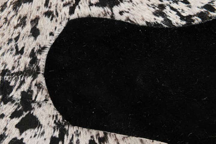 6' 10 x 7' 3 Cowhide Leather Square Rug
