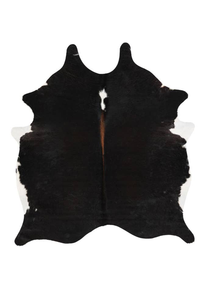 Detail image of 5' 10 x 6' 4 Cowhide Leather Square Rug