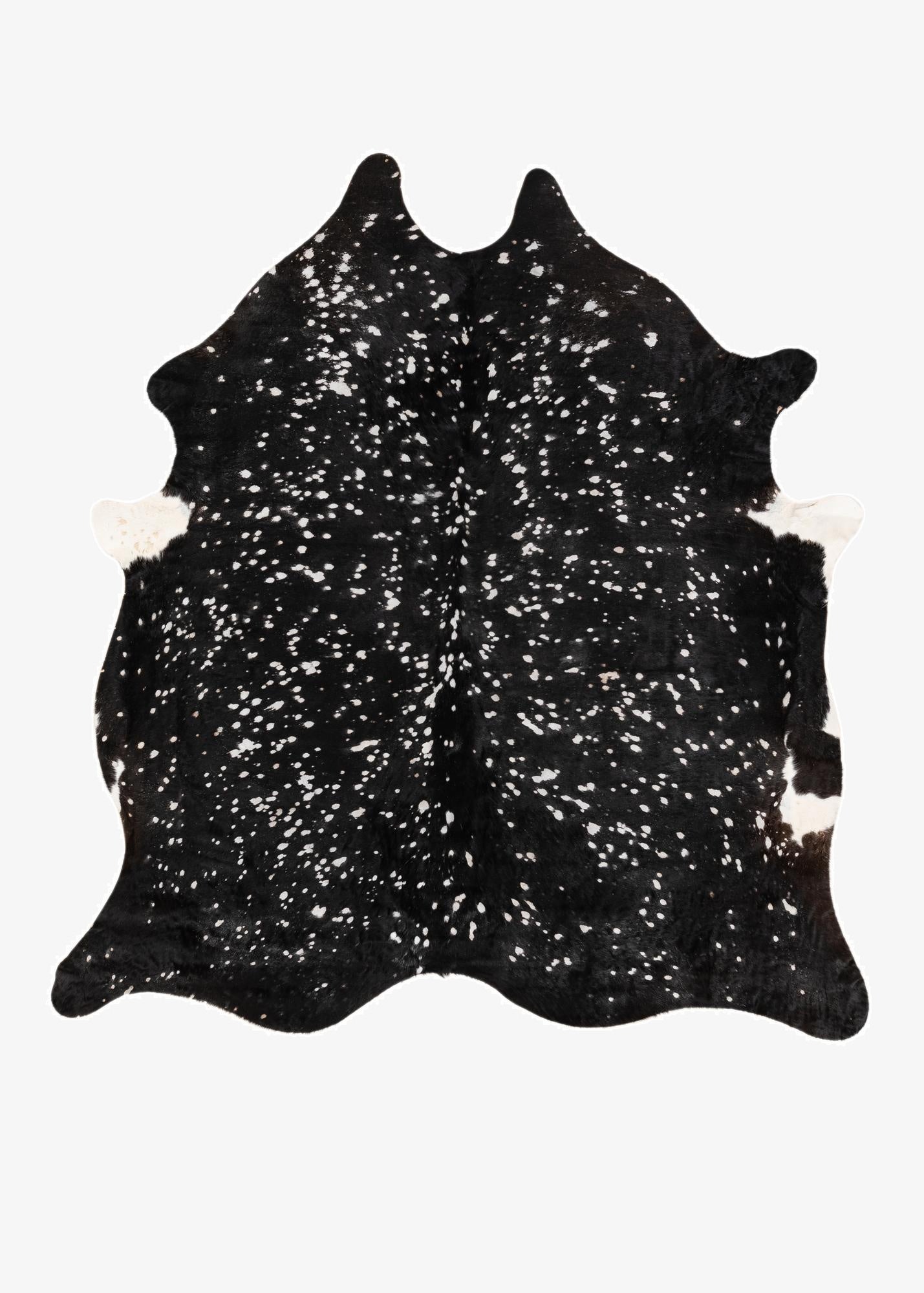 6' 3 x 6' 8 Cowhide Leather Square Rug