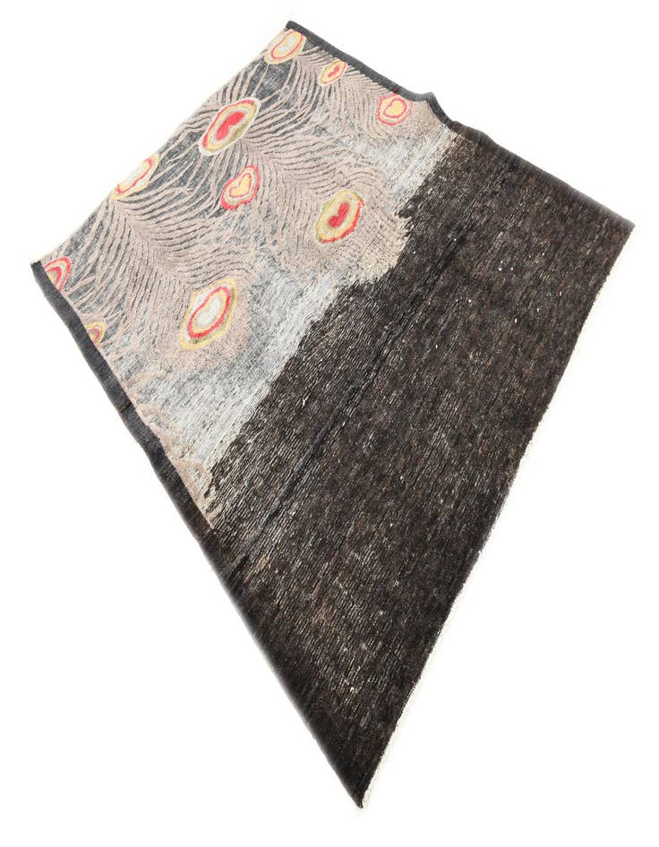 Detail image of 5' 6 x 6' 11  Hand Knotted Darya Wool Square Rug