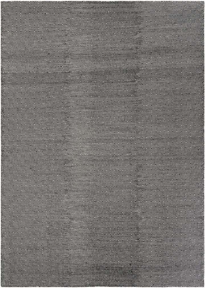12' x 12' Hand Woven Geo Trellis Flatweave Square Rug
