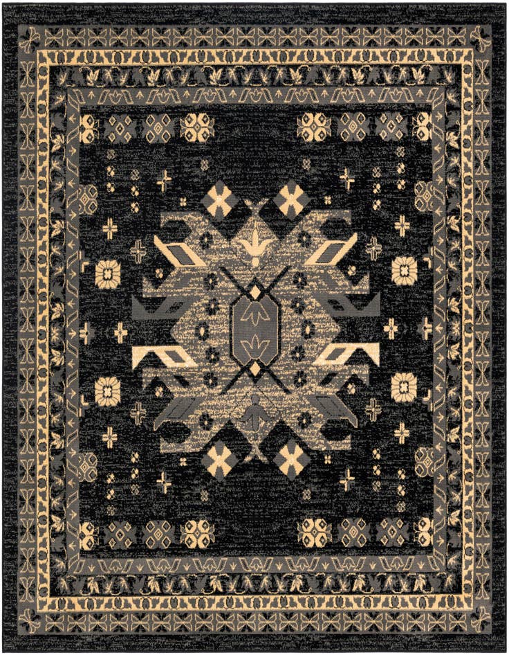 Detail image of 7' 10 x 7' 10 Heriz Design Square Rug
