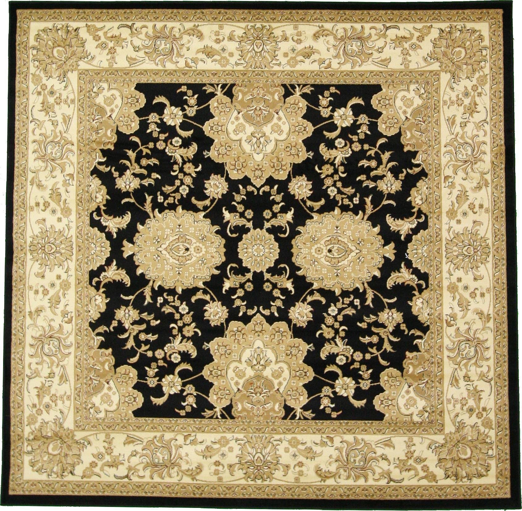 8' 2 x 8' 2 Isfahan Design Square Rug