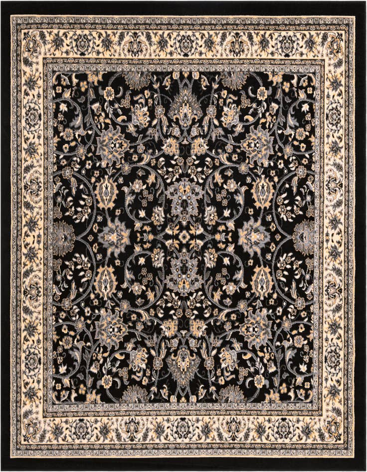 Detail image of 7' 10 x 7' 10 Kashan Design Square Rug