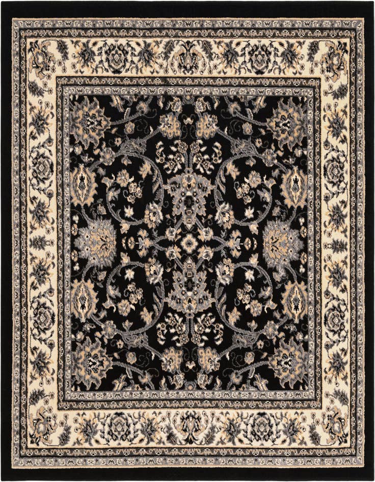 Detail image of 5' 3 x 5' 3 Kashan Design Square Rug
