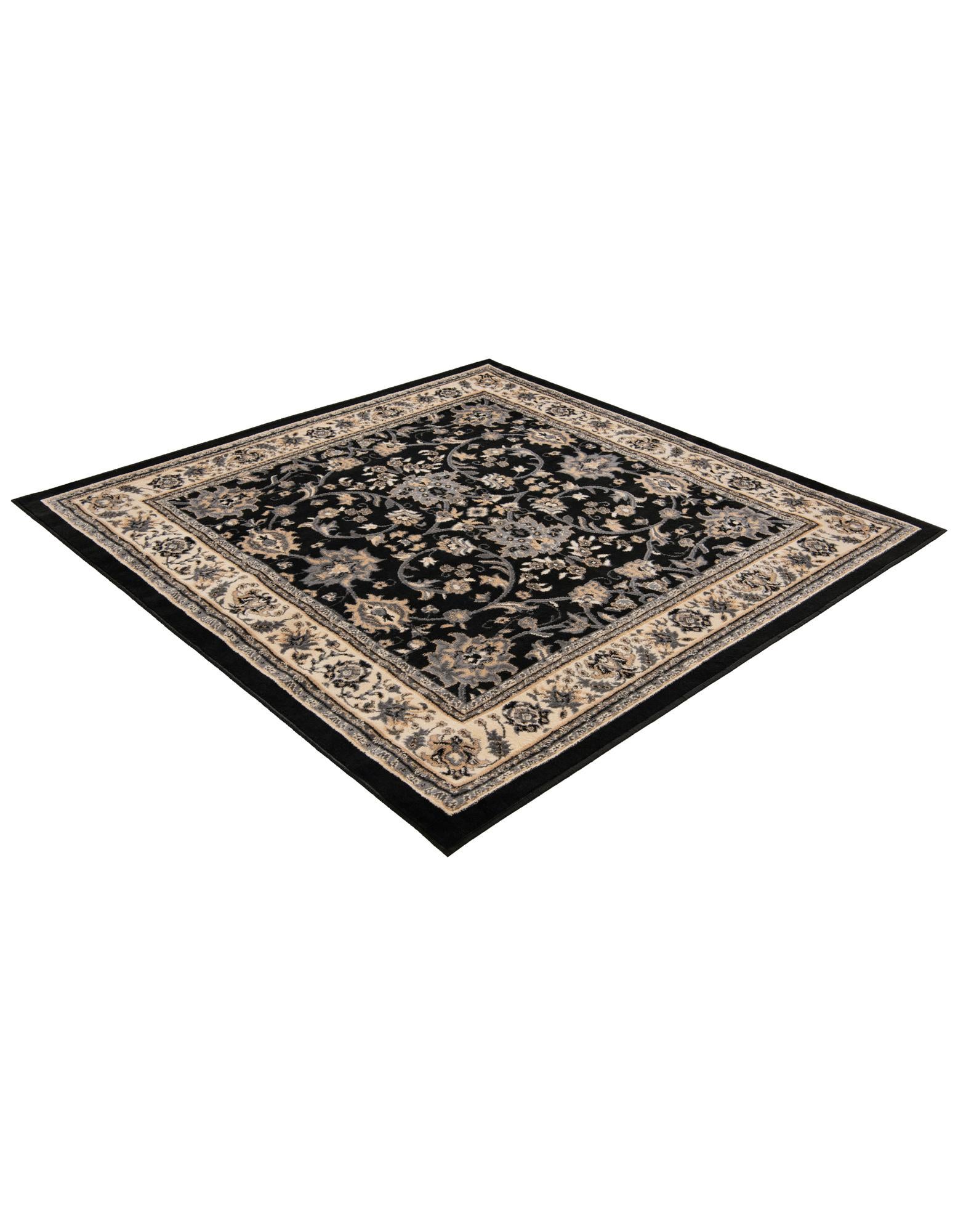 6' x 6' Kashan Design Square Rug