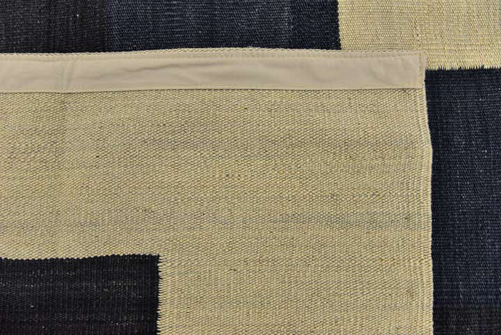 5' 4 x 6' 6 Hand Woven Kilim Modern Wool Square Rug