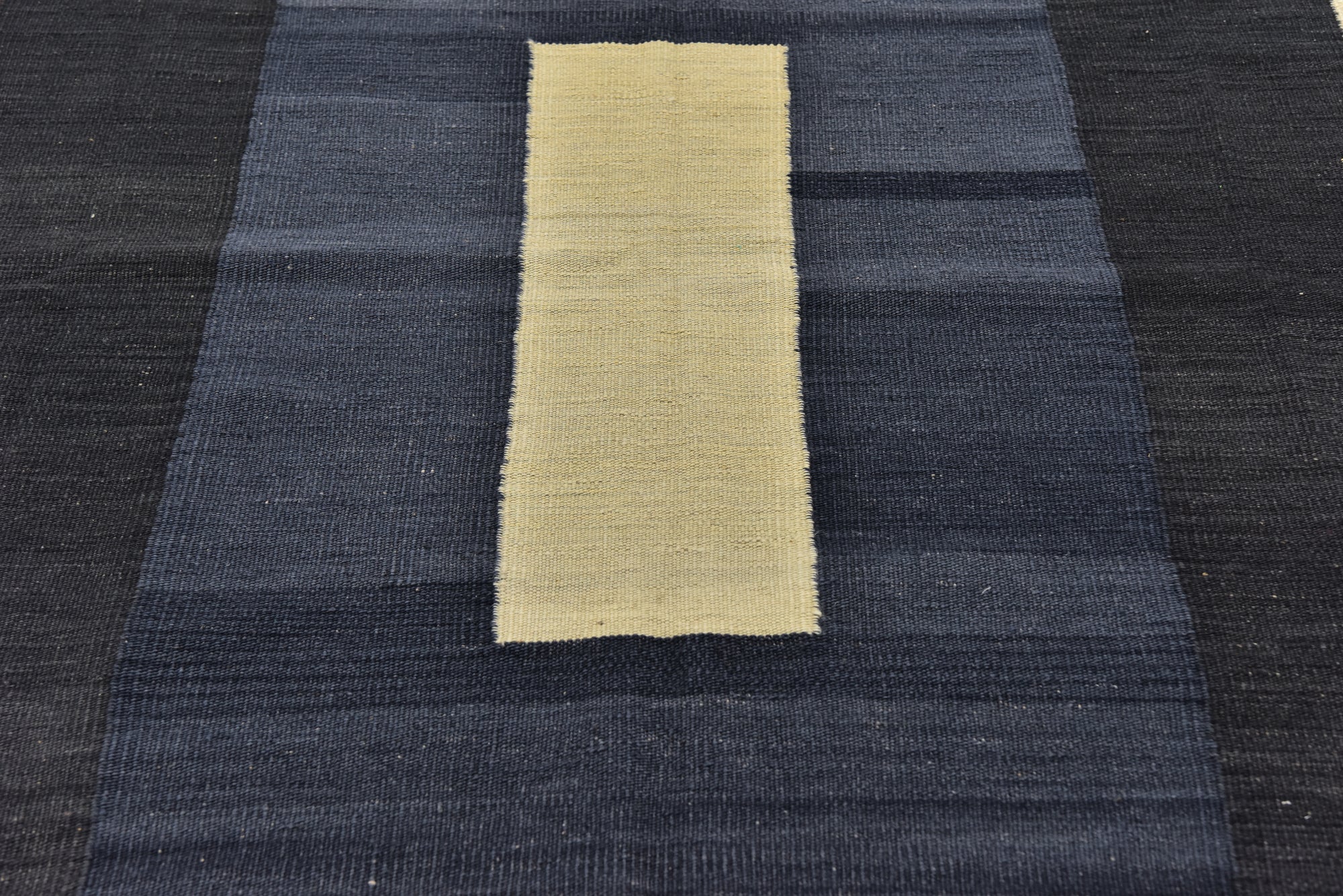5' 4 x 6' 6 Hand Woven Kilim Modern Wool Square Rug