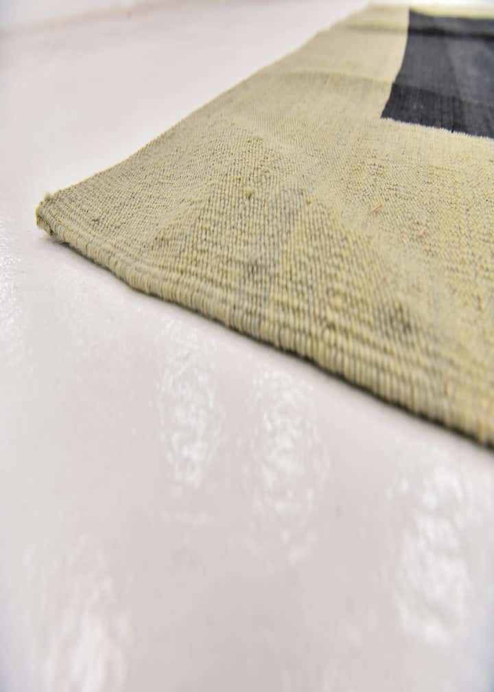 5' 4 x 6' 6 Hand Woven Kilim Modern Wool Square Rug