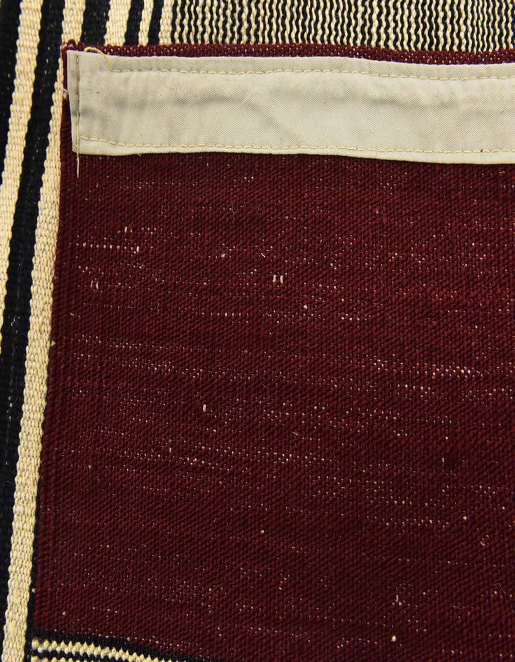 Detail image of 6' 4 x 7' 7  Hand Woven Kilim Modern Wool Square Rug