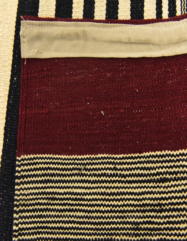 Detail image of 6' 5 x 7' 7  Hand Woven Kilim Modern Wool Square Rug
