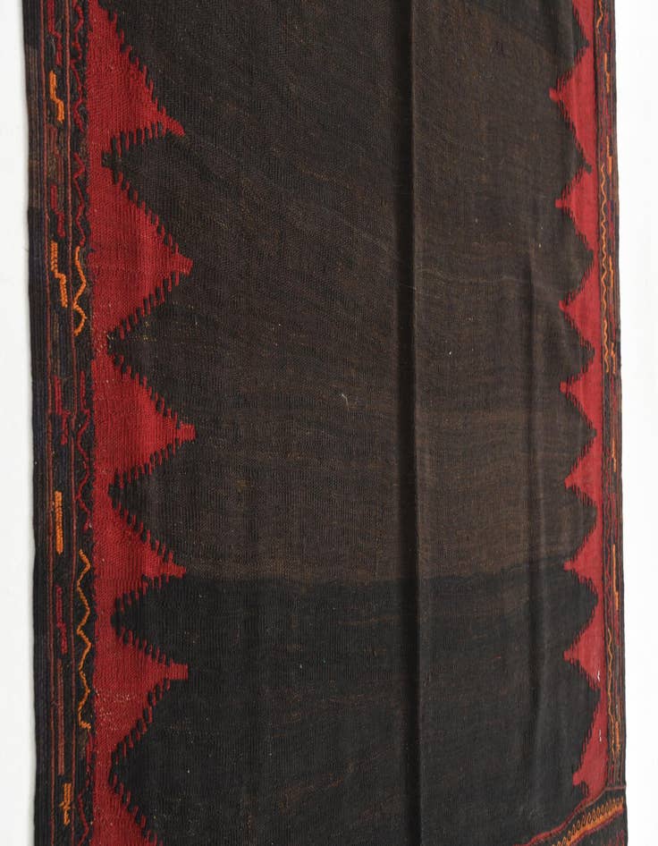 Detail image of 3' 10 x 4' 2  Hand Woven Kilim Modern Wool Square Rug