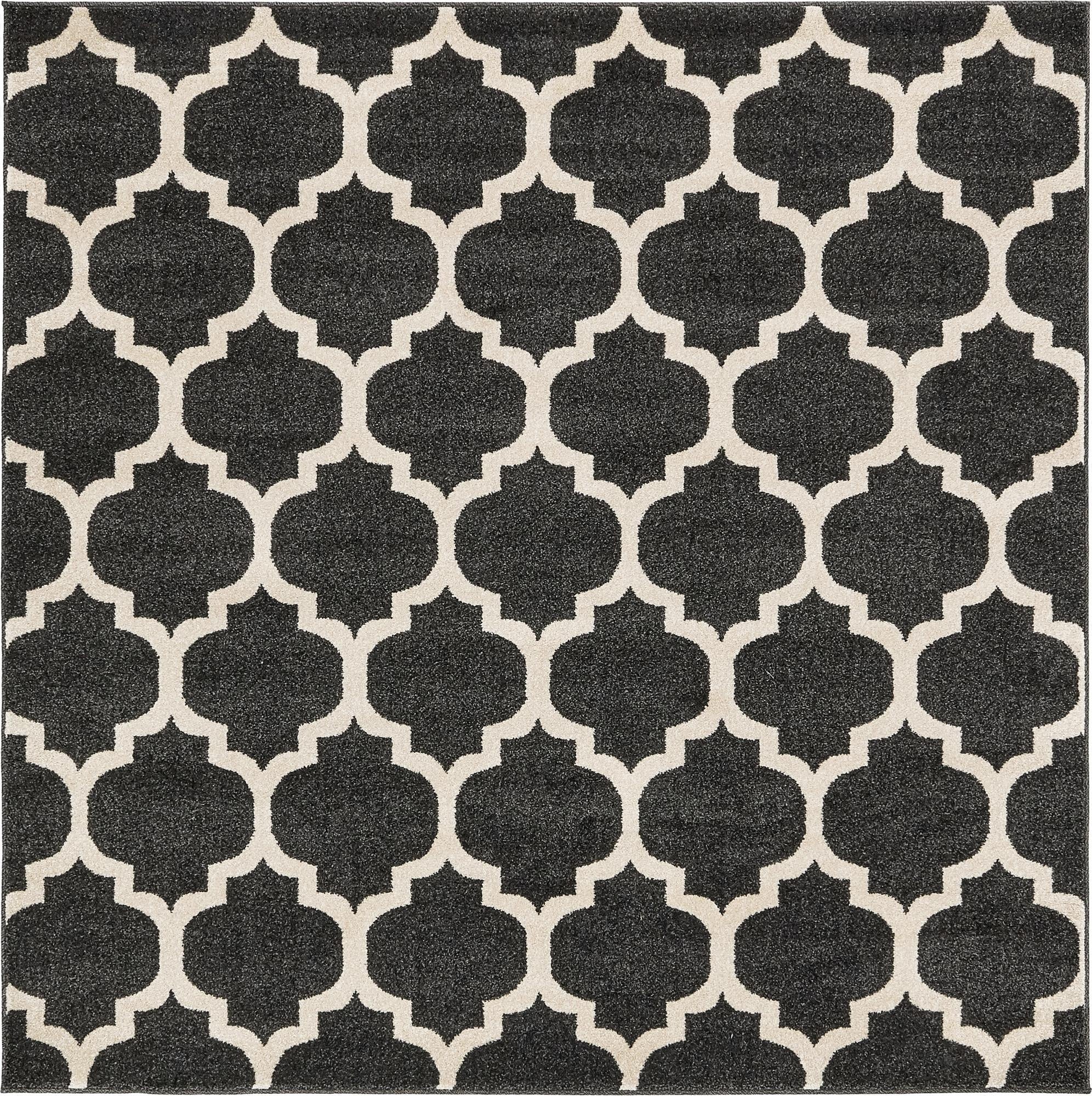 6' x 6' Lattice Square Rug