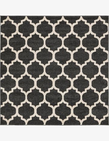 6' x 6' Lattice Square Rug