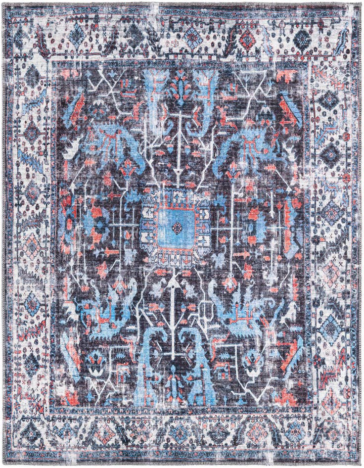 Detail image of 5' 3 x 5' 3 Washable Mangata Square Rug