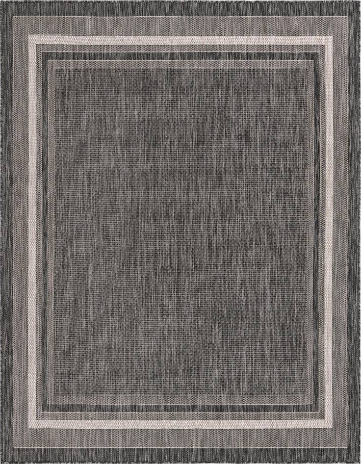 Detail image of 7' 10 x 7' 10 Easy-Clean Border Indoor / Outdoor Square Rug
