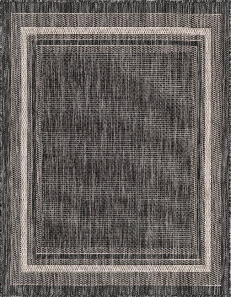 Detail image of 5' 3 x 5' 3 Easy-Clean Border Indoor / Outdoor Square Rug