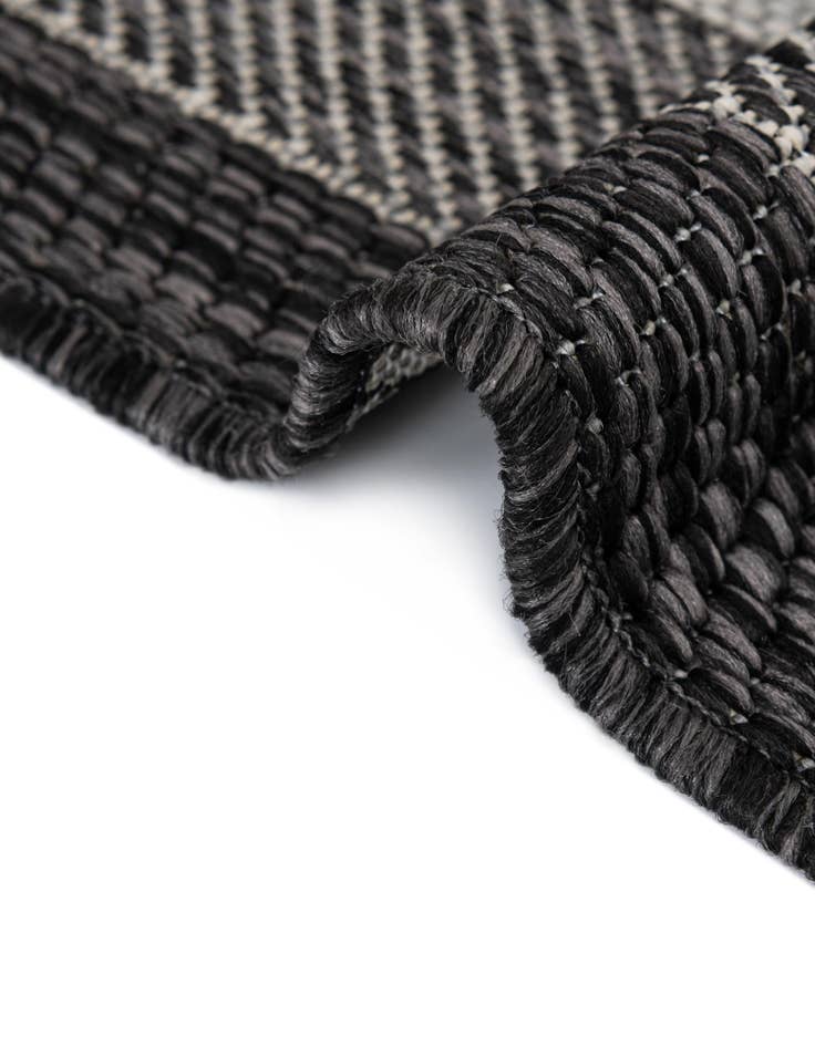 Detail image of 13' x 13' Easy-Clean Border Indoor / Outdoor Square Rug