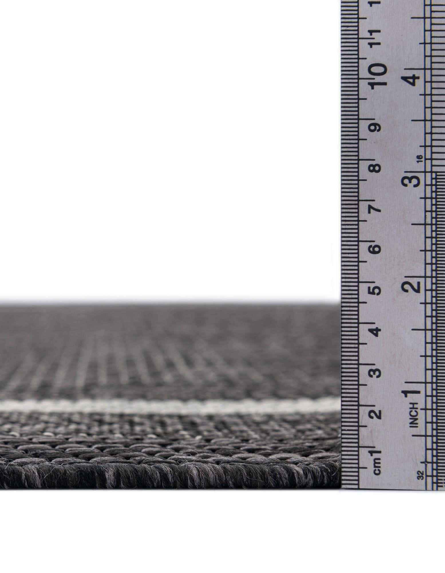 13' x 13' Easy-Clean Border Indoor / Outdoor Square Rug