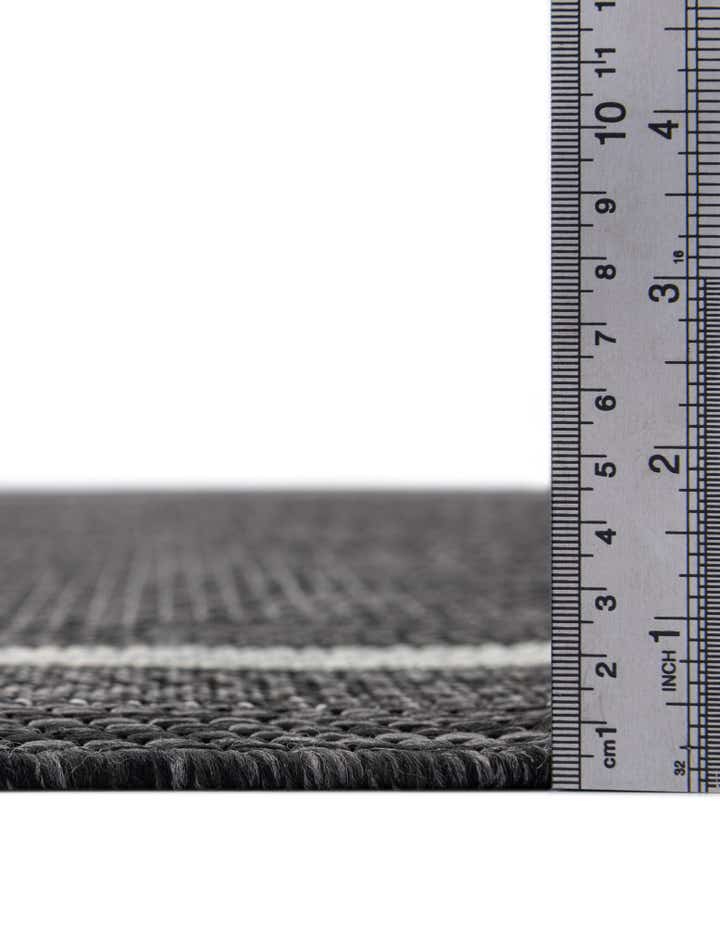 13' x 13' Easy-Clean Border Indoor / Outdoor Square Rug