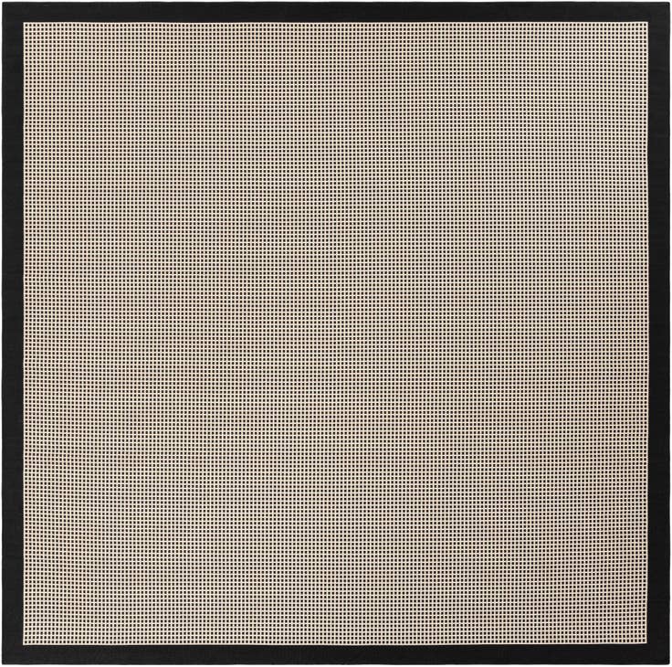 Detail image of 10' x 10' Easy-Clean Border Indoor / Outdoor Square Rug