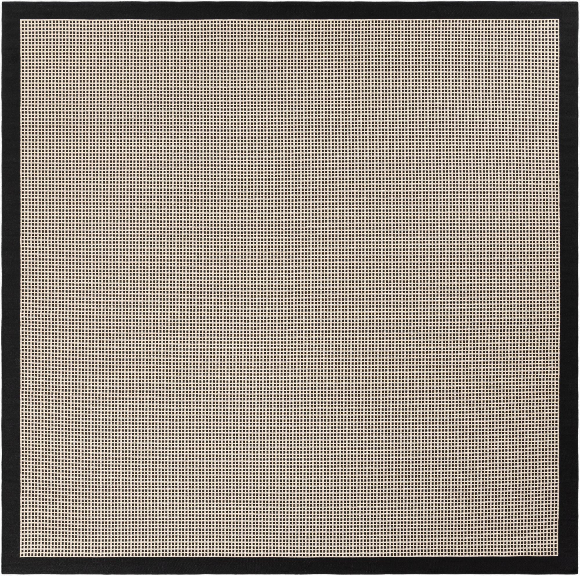 10' x 10'  Washable Border Indoor / Outdoor Square Rug