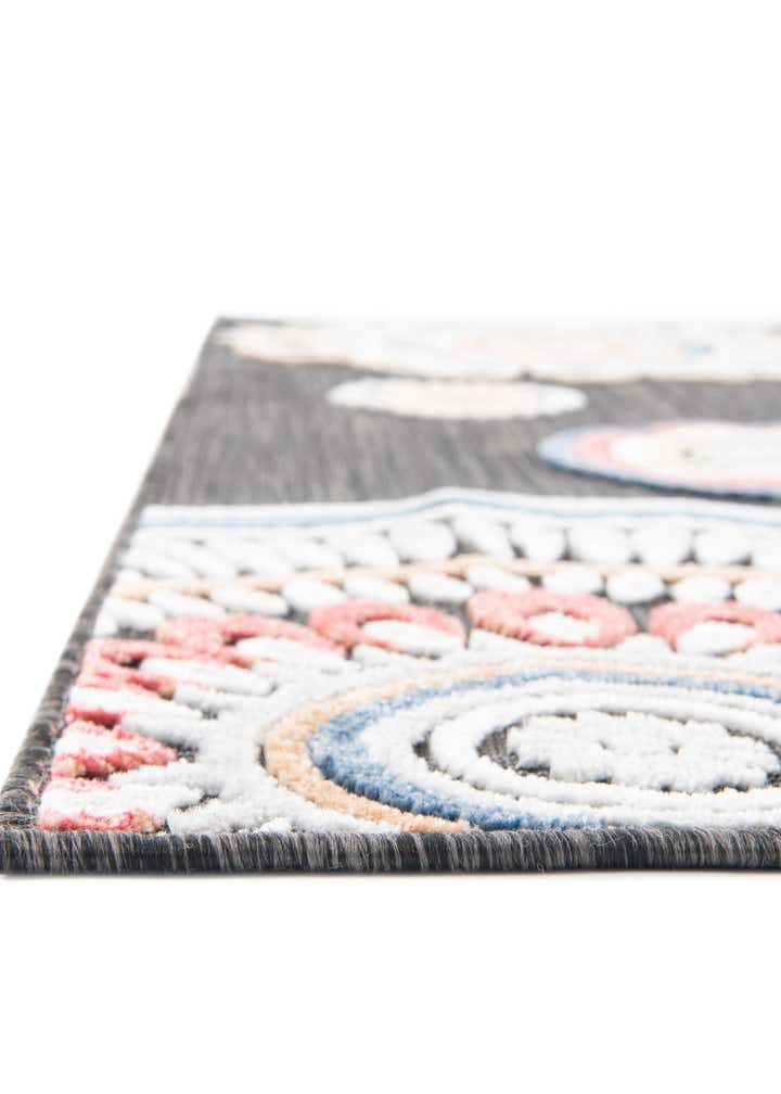 8' 2 x 8' 2 Easy-Clean Botanical Indoor / Outdoor Square Rug
